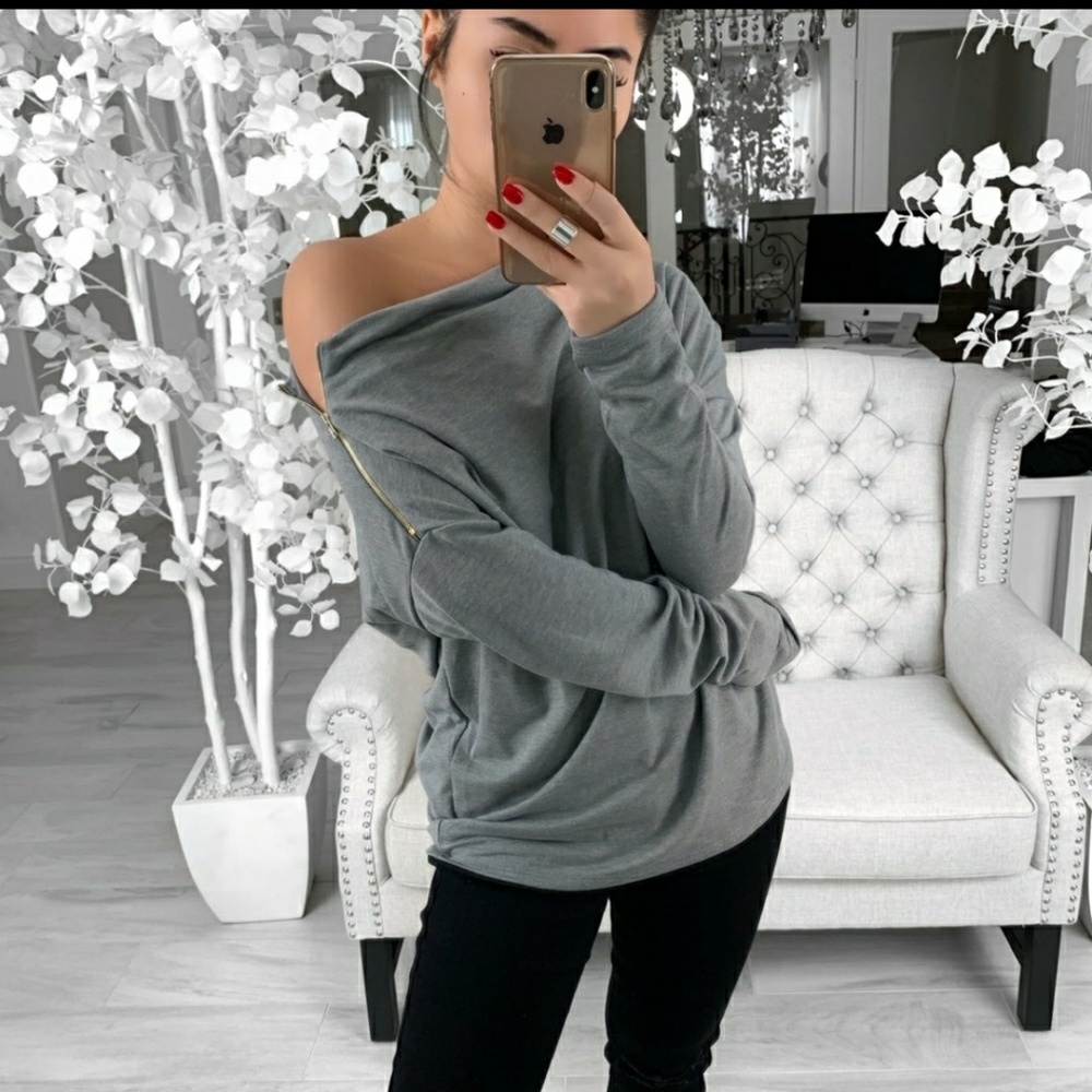 NWT LUCILLE IN BLUE GREY